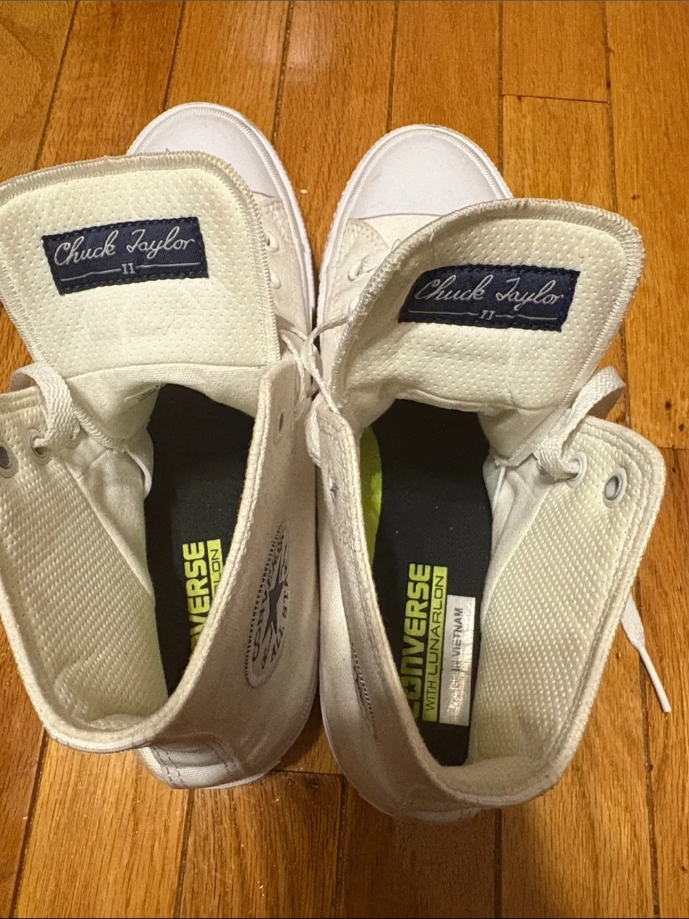 Converse White High Top Sneakers